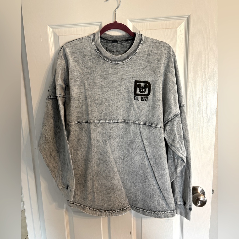 Walt Disney World Spirit Jersey Grey Acid Wash